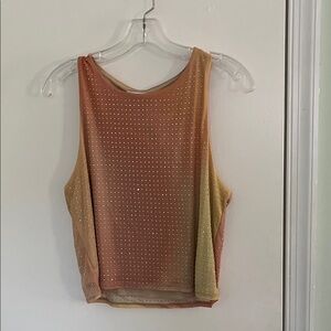 Bailey 44 Sunset Gradient Studded Tank Top